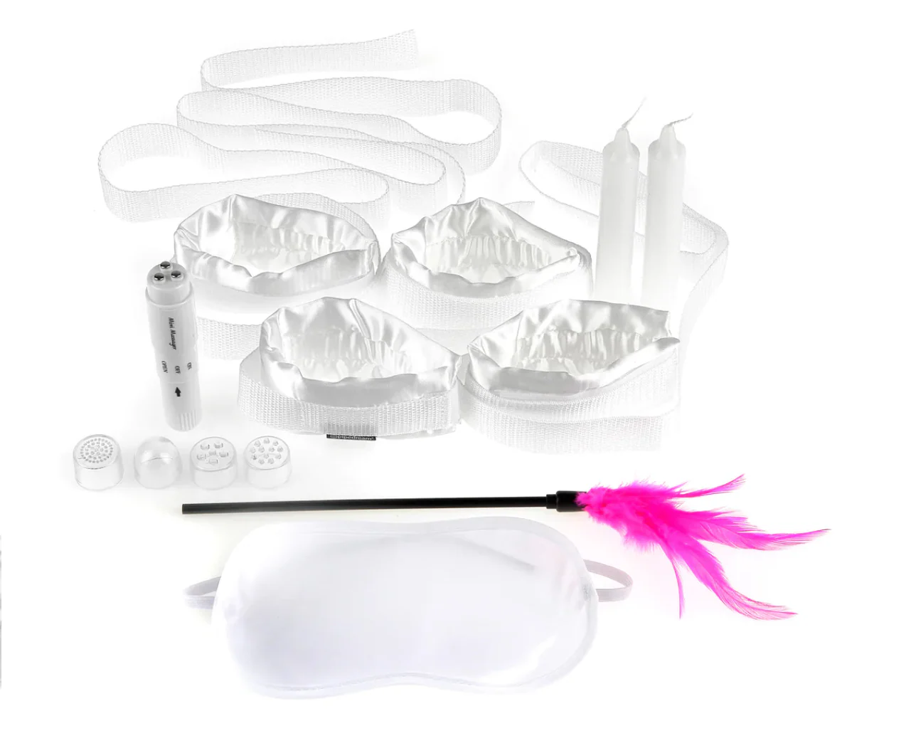 Set Fetish Fantasy Series Honeymoon Bondage Kit - White - Image 2