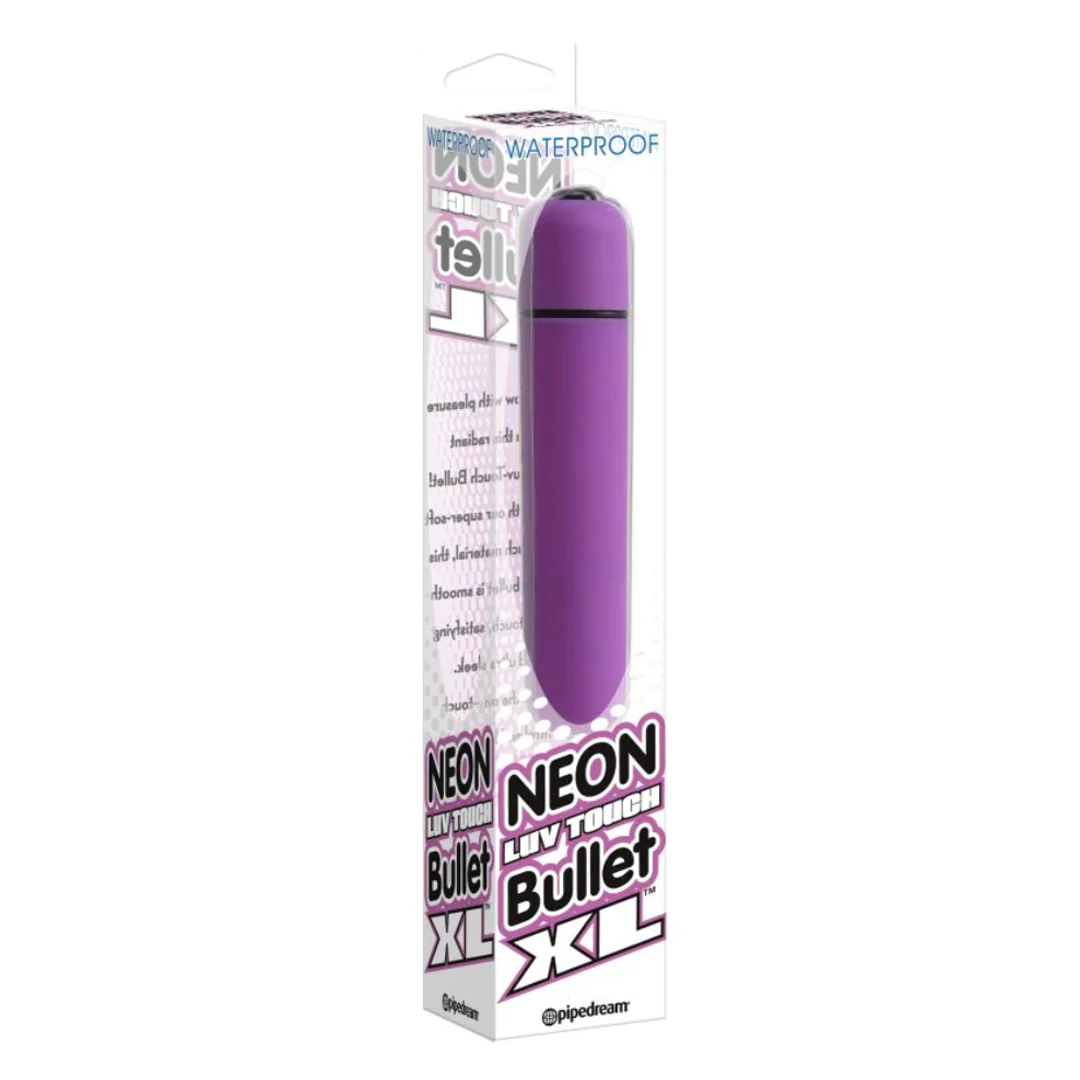 Vibrador Neon Luv Touch Bullet XL - Purple