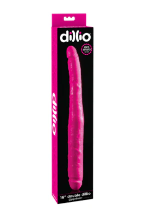Dildo Dillio 16in. Double Dong - Pink