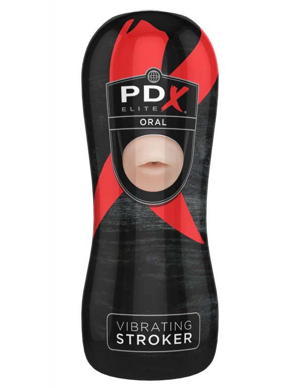 Masturbador PDX Elite Oral Vibrating Stroker