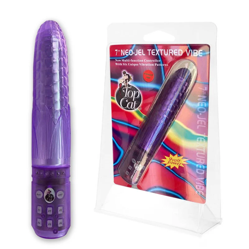 Vibrador Neo-Gel Textured Vibe 7in.