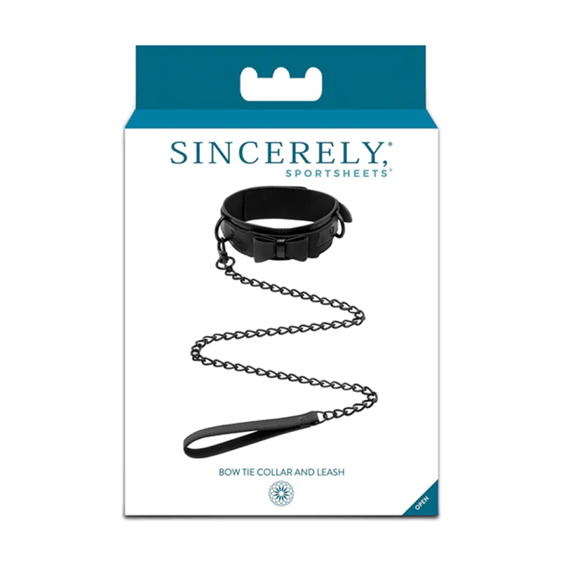 Collarin Sincerely Bow Tie Collar & Leash