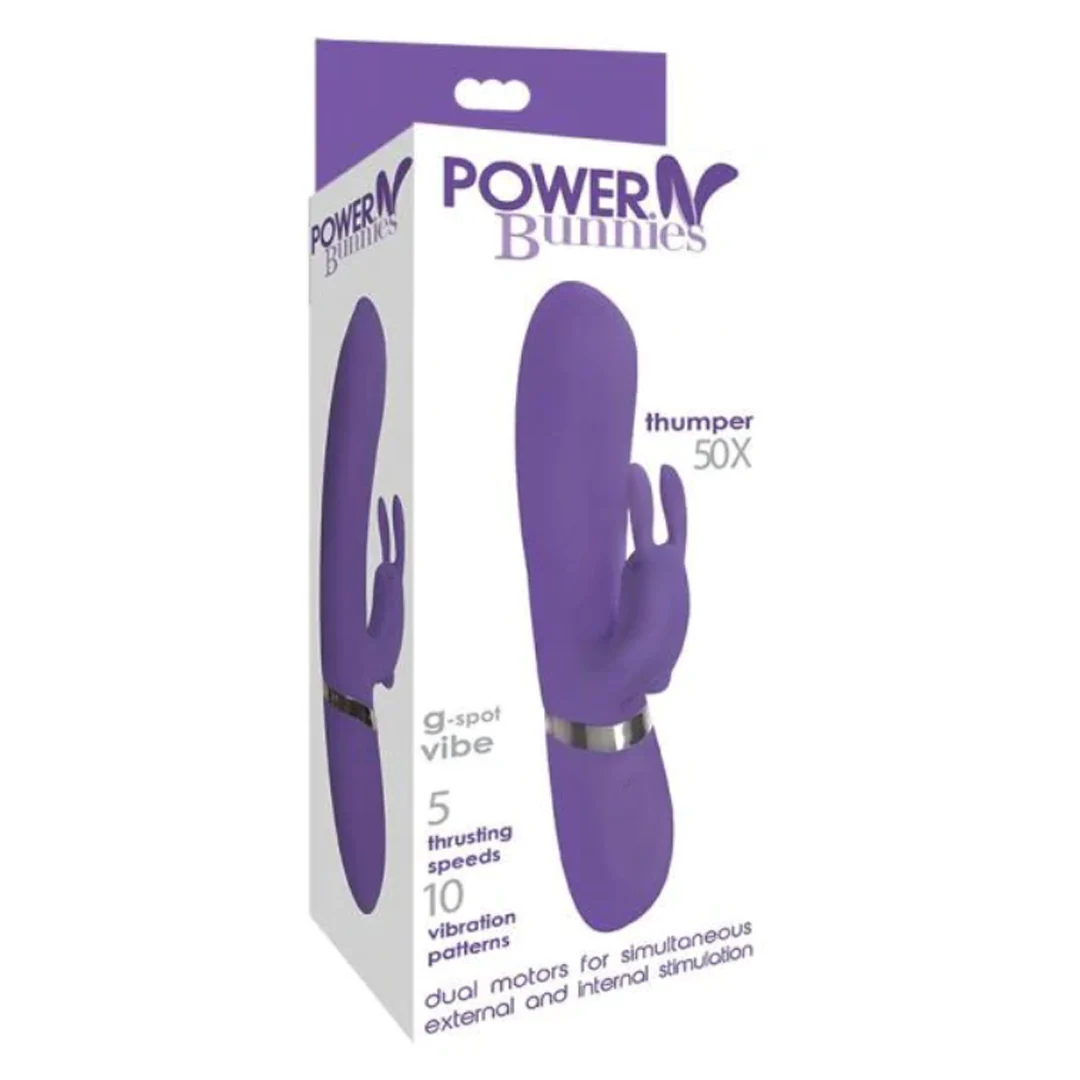Vibrador Power Bunnies Thumper 50X - Violet - Image 2