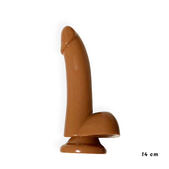 Dildo Elements Smooth 4in. - Brown