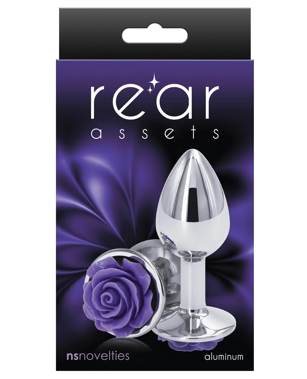 Plug Anal Rear Assets - Rose - Medium - Purple
