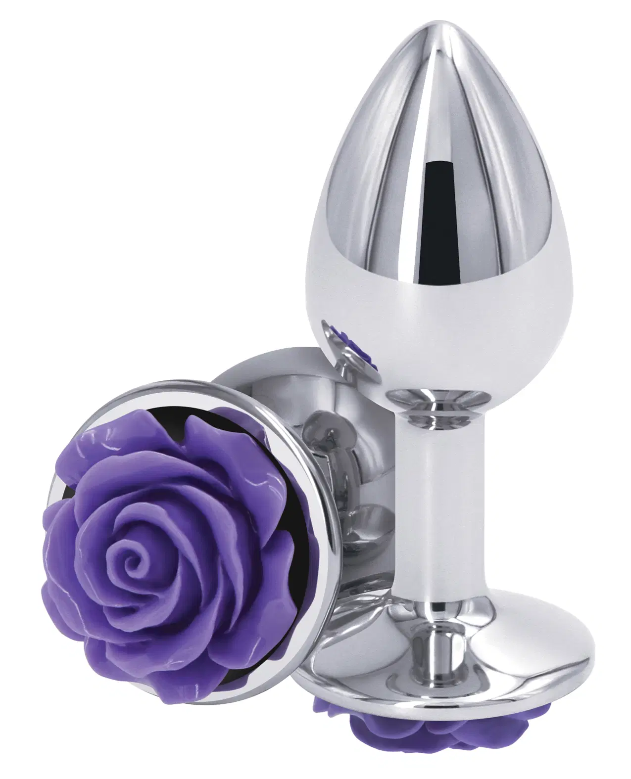 Plug Anal Rear Assets - Rose - Medium - Purple - Image 2