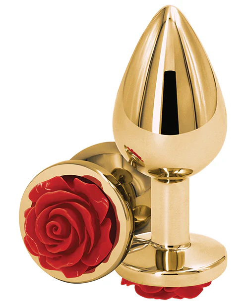 Plug Anal Rear Assets - Rose - Medium - Red - Image 2