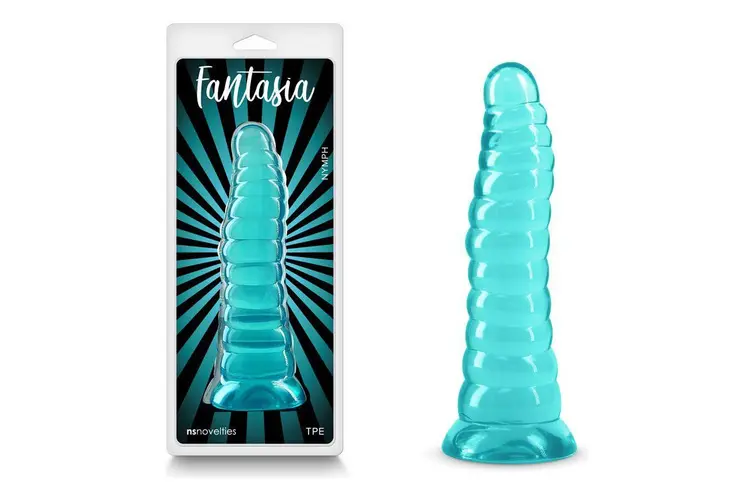 Dildo Fantasia - Nymph - Teal 7in.