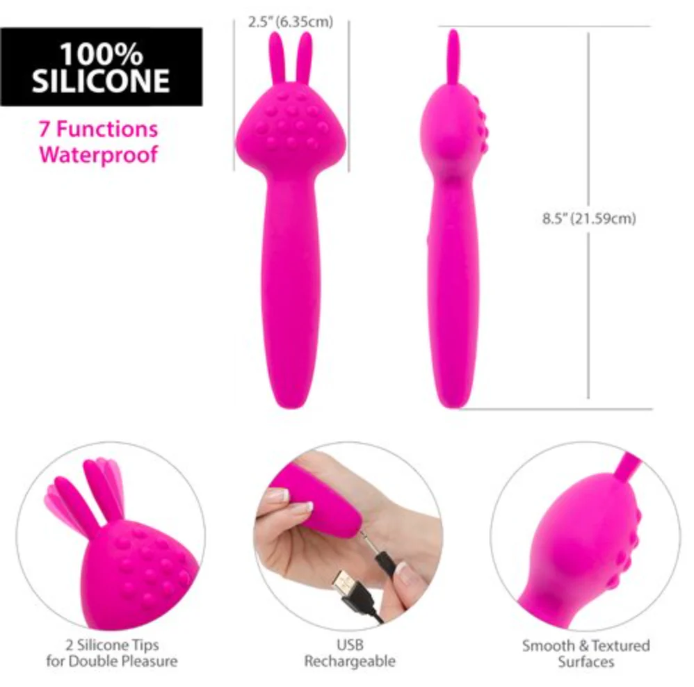 Vibrador Vibez By Palm Power Wand - Pink - Image 3