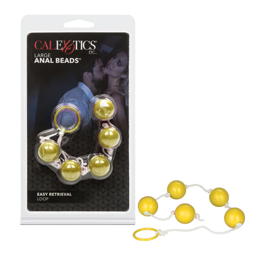 Perlas Anal Beads - Large Yellow
