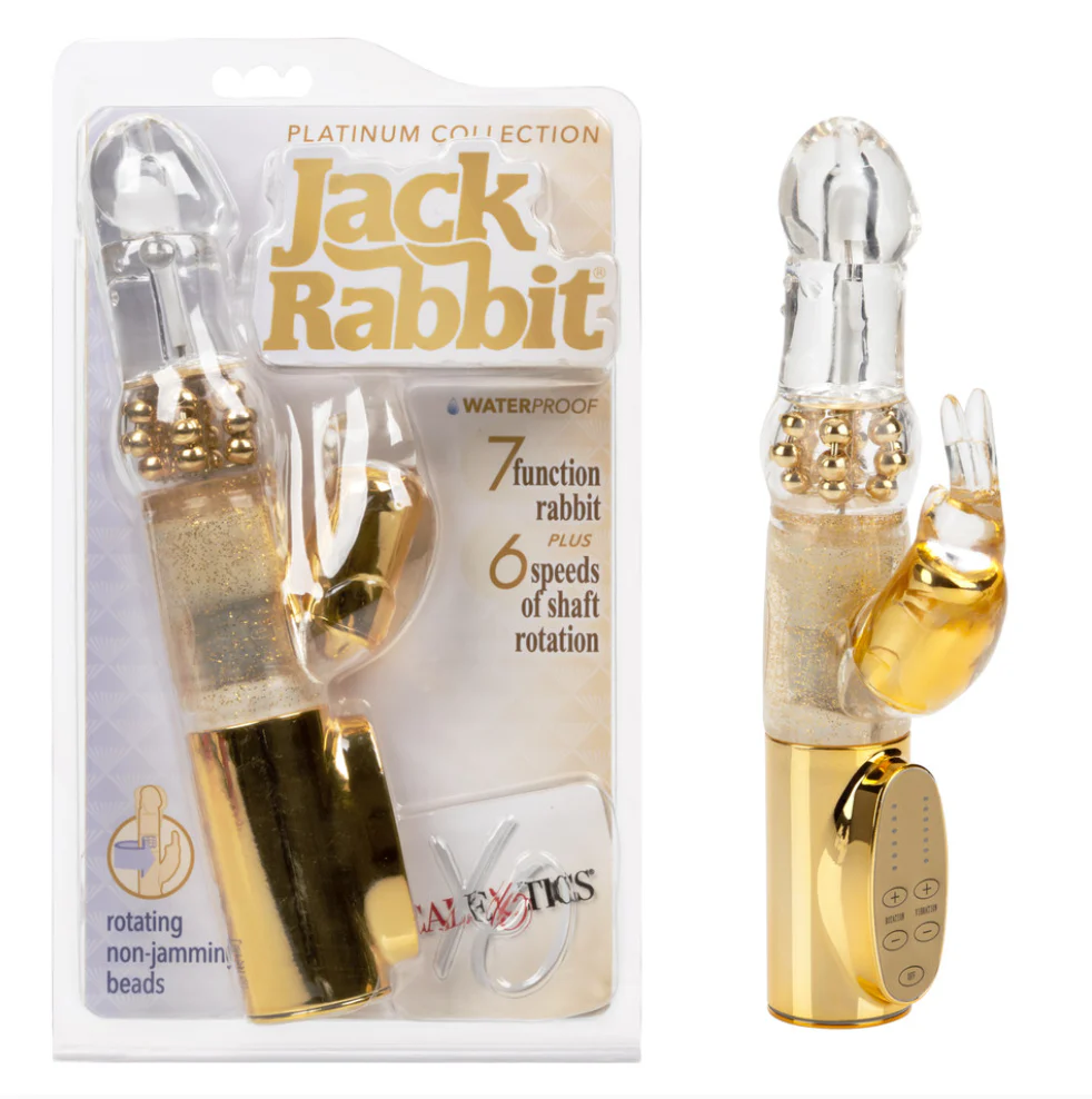 Vibrador Platinum Collection Jack Rabbit - Gold