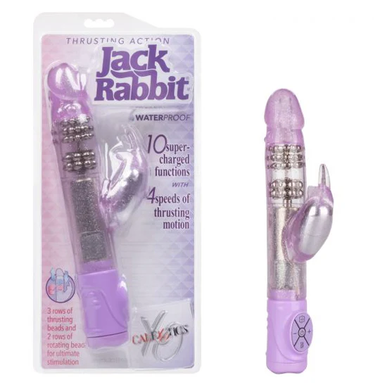 Vibrador Thrusting Action Jack Rabbit - Purple