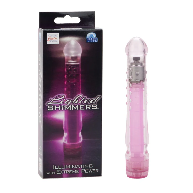 Vibrador Lighted Shim Led Glider - Pink