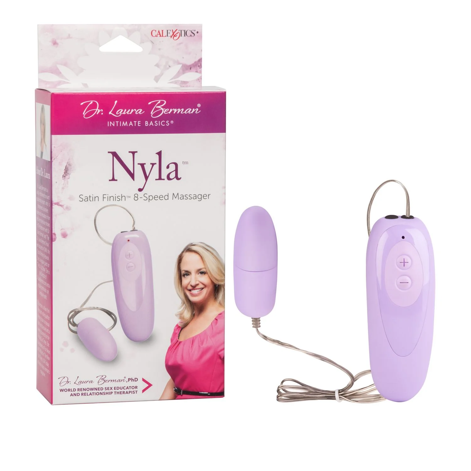 Vibrador Bala Nyla Satin Finish 8-Speed Massager
