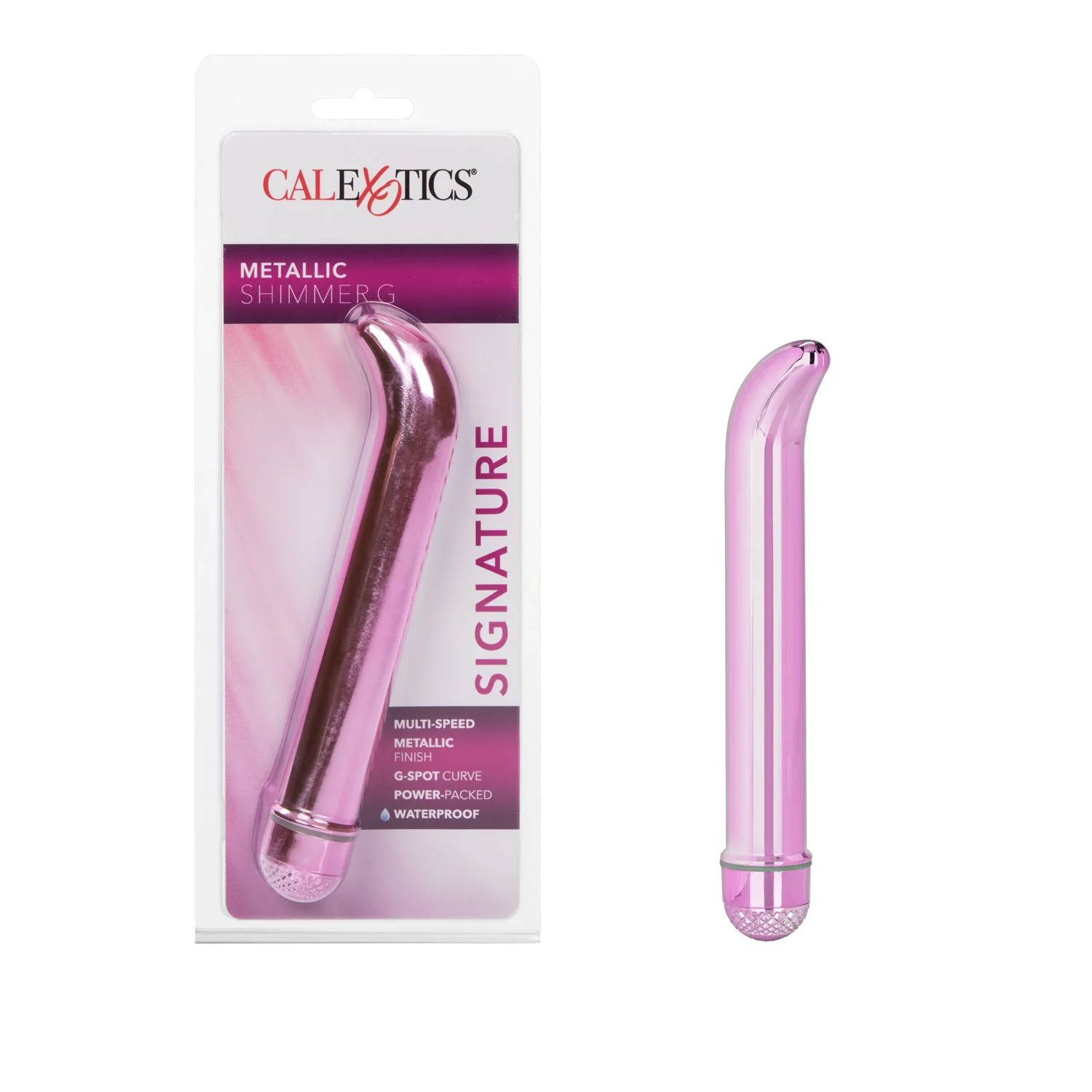 Vibrador Metallic Shimmer G - Pink