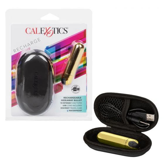 Vibrador Rechargeable Hideaway Bullet - Gold