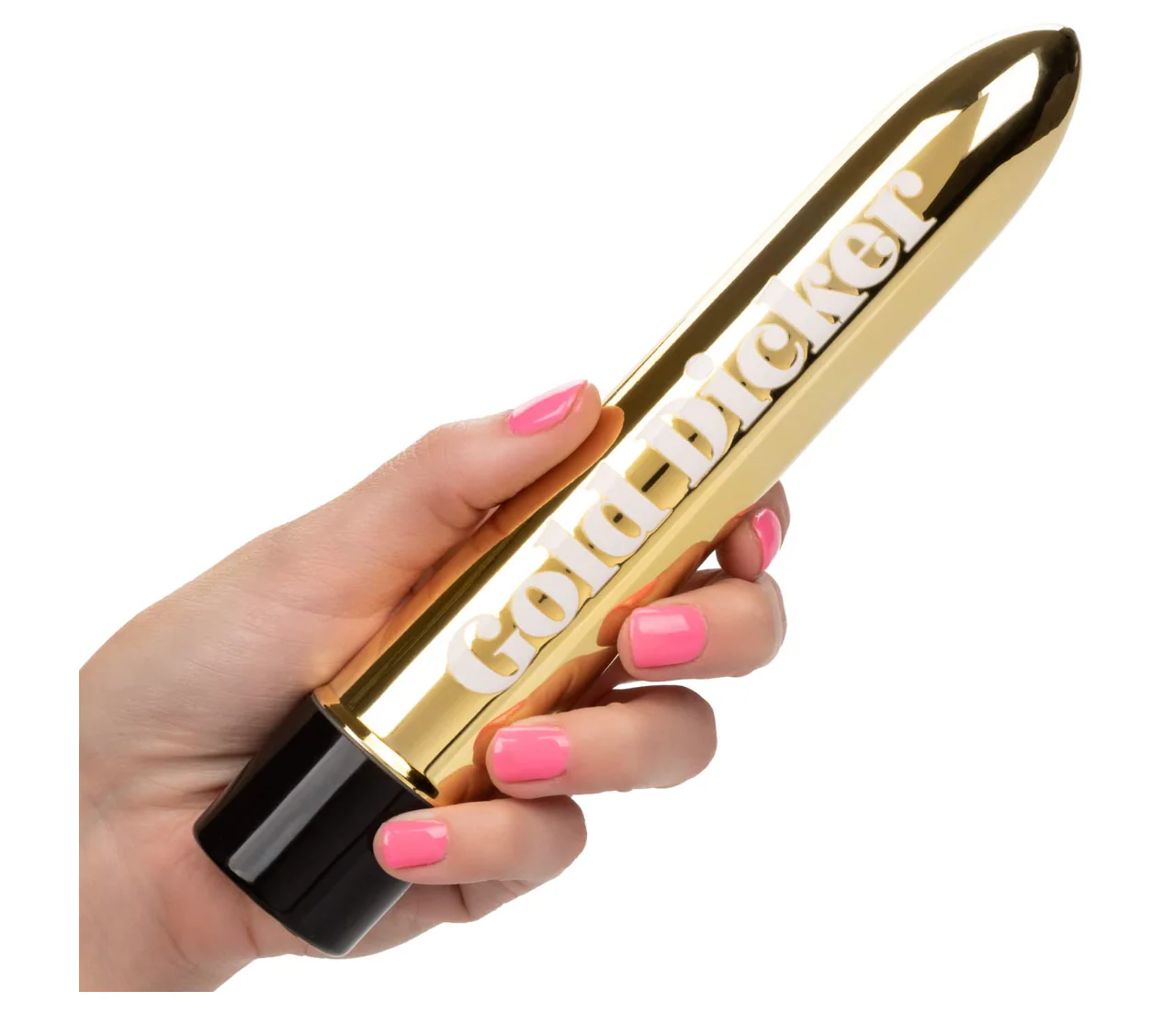 Vibrador Naughty Bits Gold Dicker Personal Vibrator - Image 4