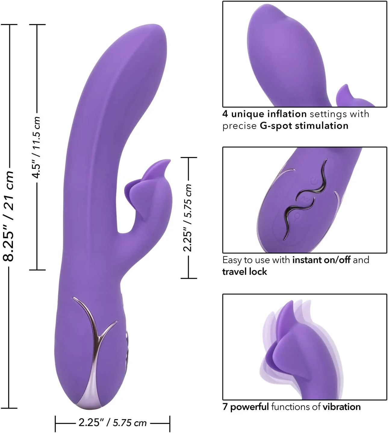 Vibrador Insatiable G Inflatable G-Flutter - Image 2