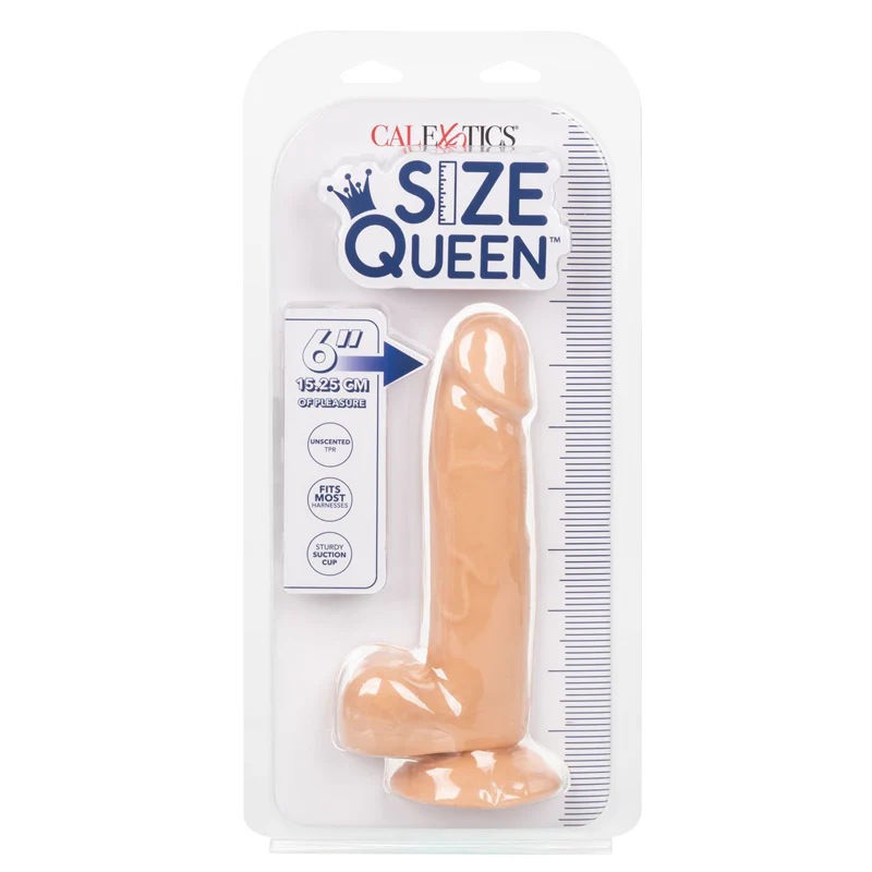 Dildo Size Queen 6in./15.25 Cm - Ivory