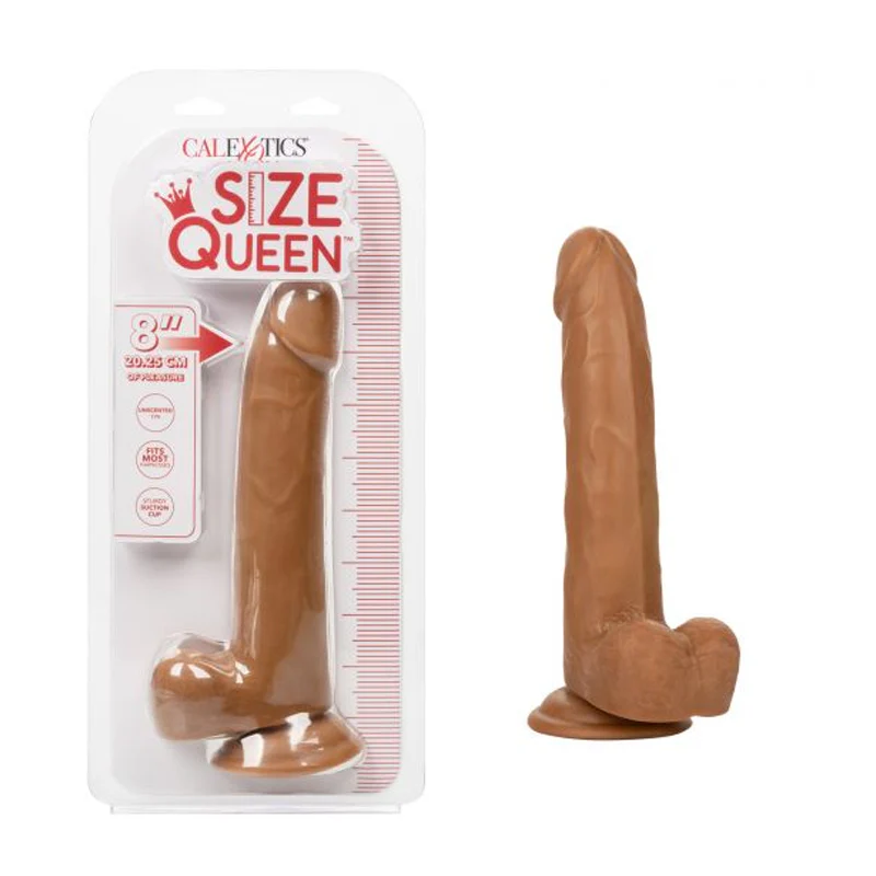 Dildo Size Queen - 20 cm - Brown
