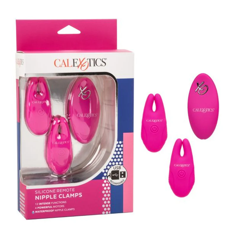 Pezoneras Silicone Remote Nipple Clamps - Pink