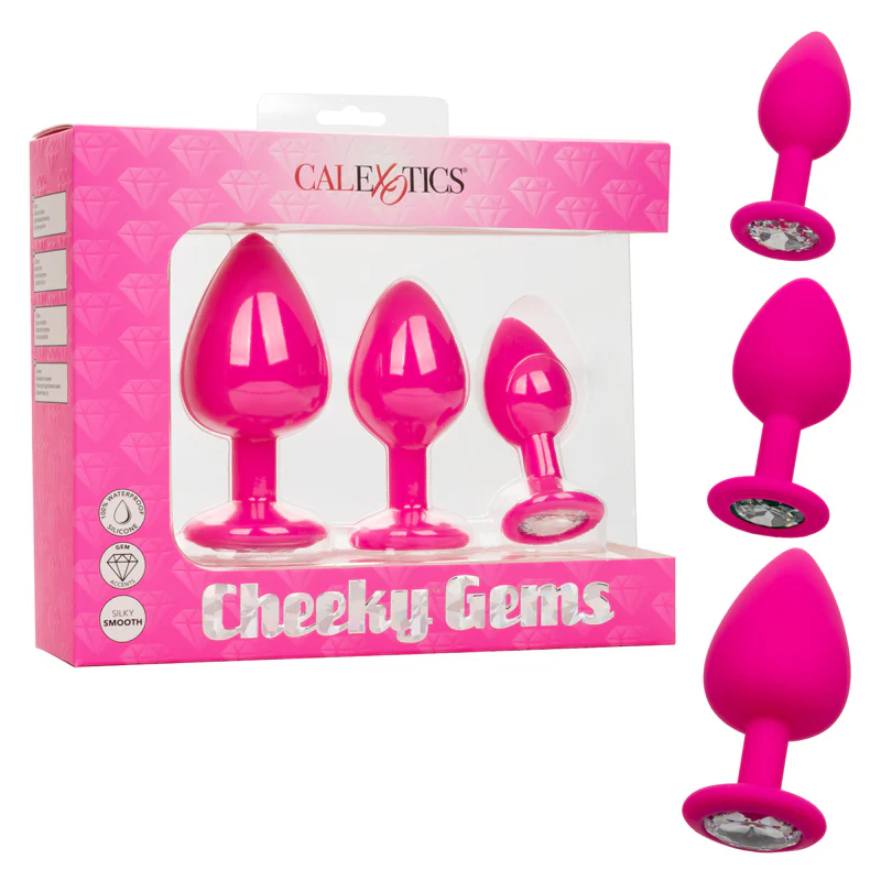 Set Plug Anal Cheeky Gem - Pink