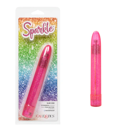 Vibrador Sparkle Slim Vibe - Pink