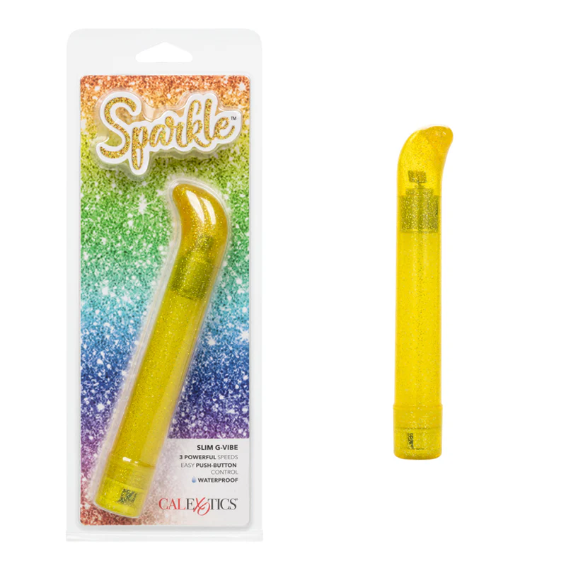 Vibrador Sparkle Slim G-Vibe - Yellow