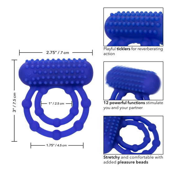 Anillo Silicone Rechargeable 10 Bead Maximus Ring - Image 2