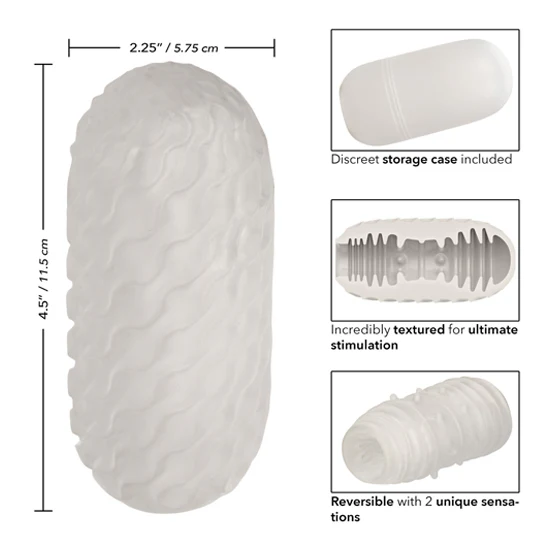 Masturbador Boundless Reversible Ribbed Stroker - Image 2