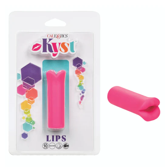 Masturbador Vibrating Kyst Lips - Pink - Image 3