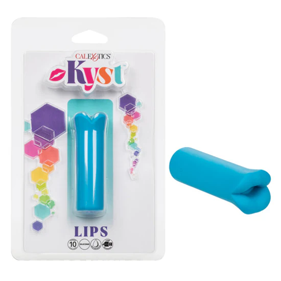 Masturbador Vibrating Kyst Lips - Blue - Image 2