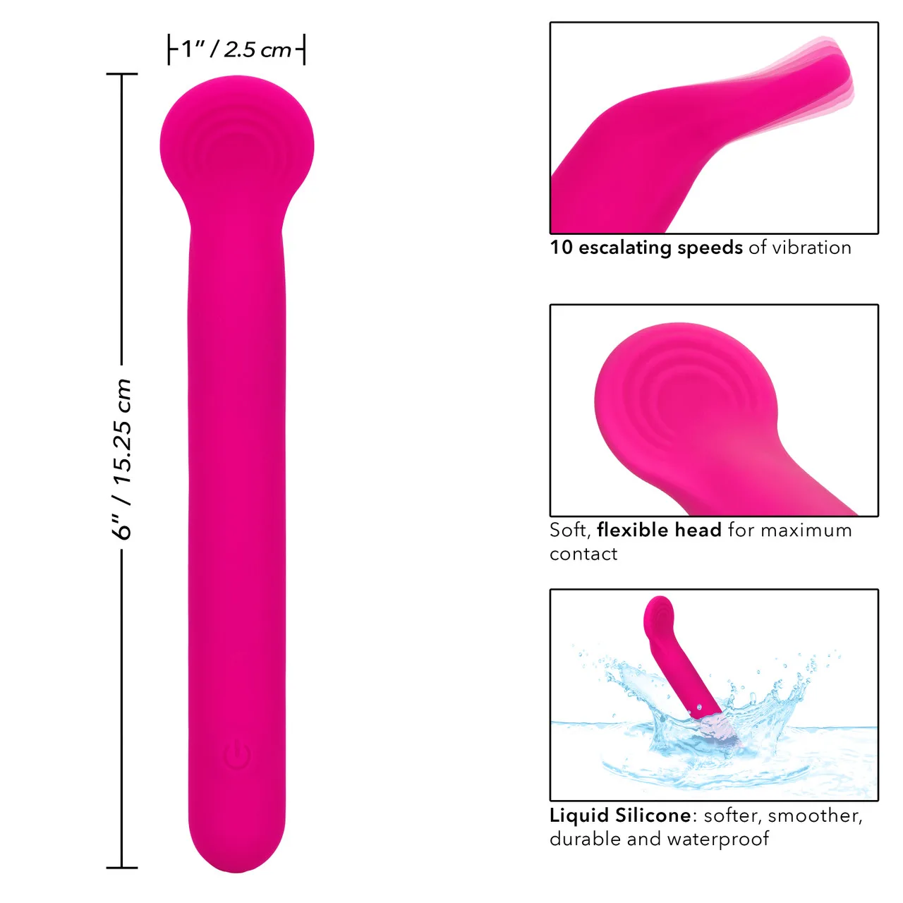 Vibrador Bliss Liquid Silicone Mini Clitoriffic - Image 2
