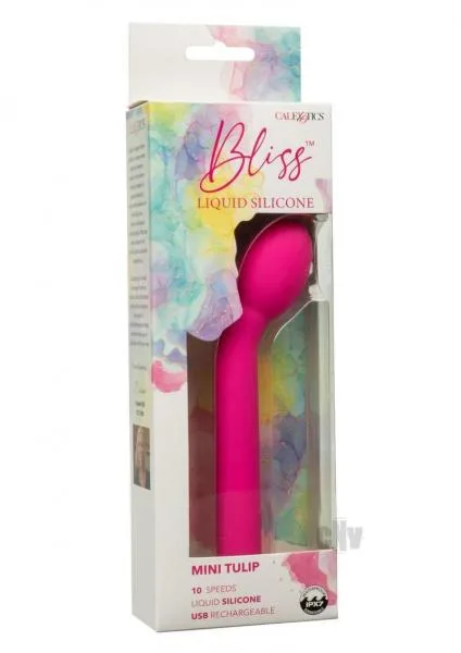 Vibrador Bliss Liquid Silicone Mini Tulip