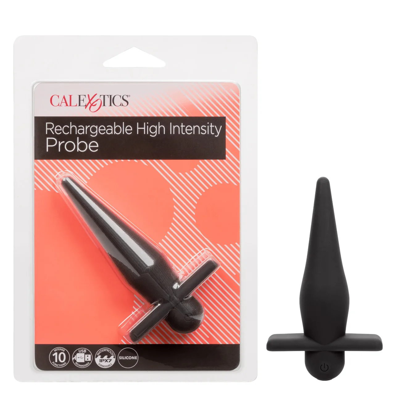 Vibrador Anal Rechargeable Hi Intensity Probe-Black