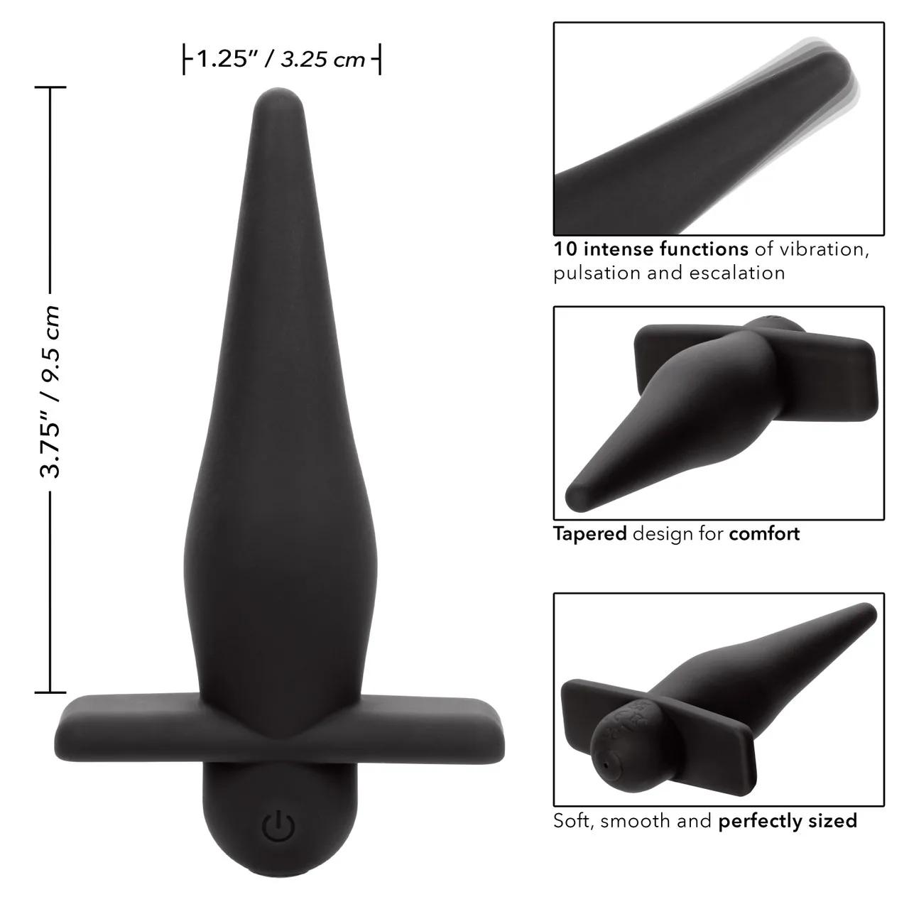 Vibrador Anal Rechargeable Hi Intensity Probe-Black - Image 2