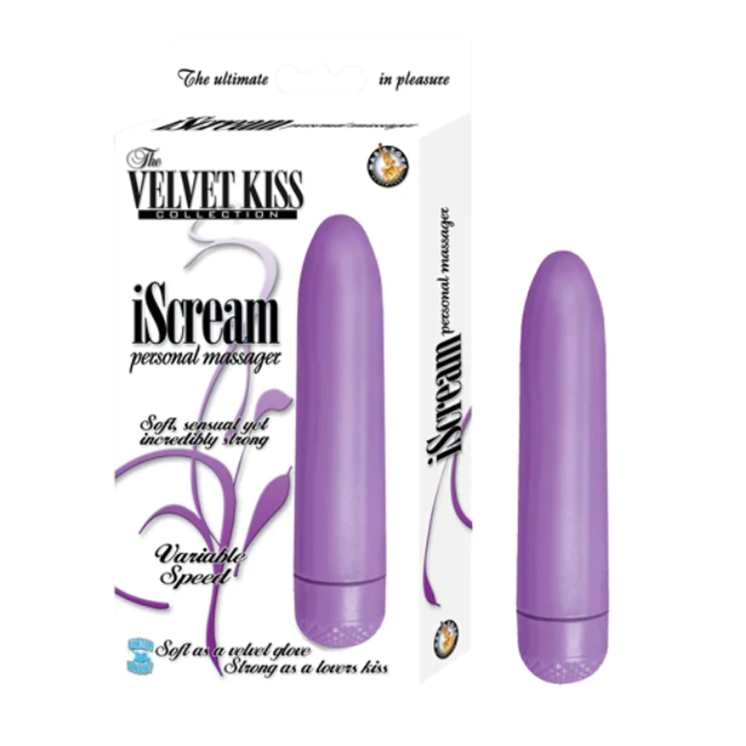 Vibrador Bala The Velvet Kiss Collection iScream-Purple