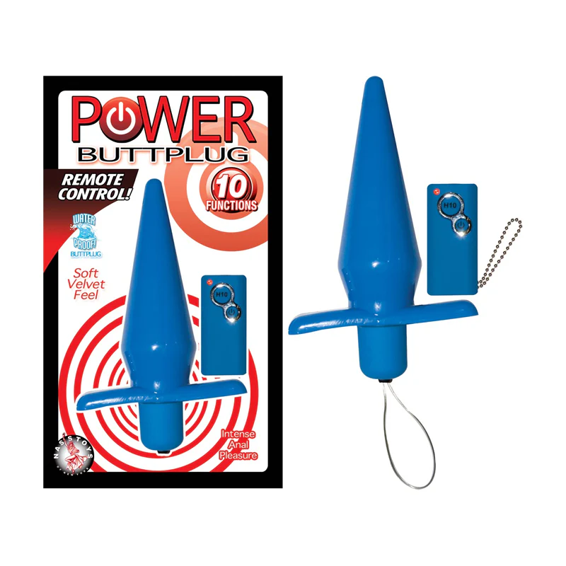 Plug Power Buttplug Remote Control – Blue