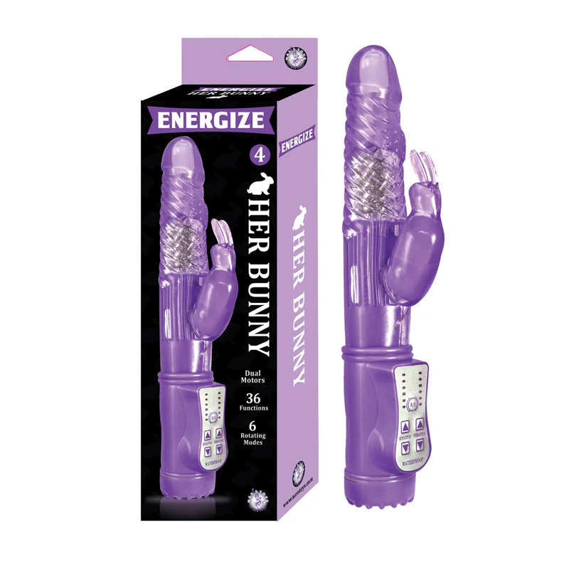 Vibrador Energize Her Bunny 4-Purple