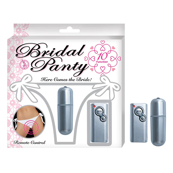 Vibrador Bridal Panty-White
