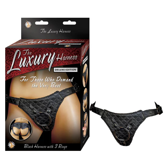 Dildo The Luxury Harness Deluxe Edition - Black