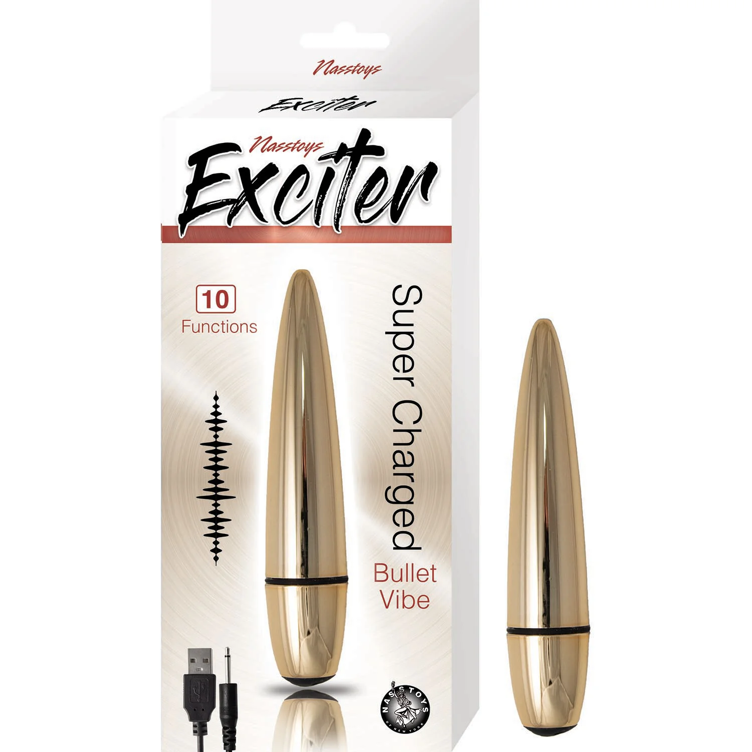 Vibrador Exciter Super Charged Bullet V Gold