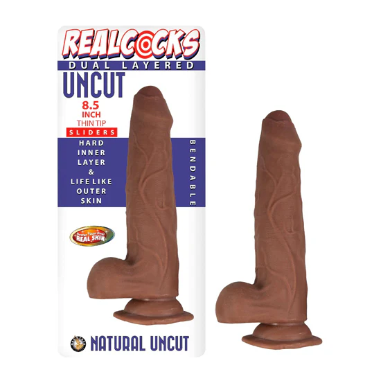 Dildo Realcocks Dual Layered Uncut S 21 cm