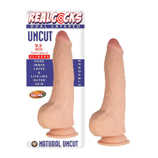 Dildo Realcocks Dual Layered Uncut S 24 cm