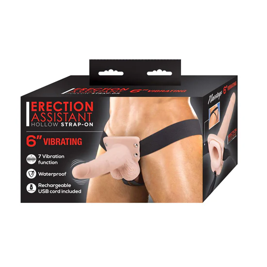Dildo Erection Assistant Hollow Strap-On 15 cm