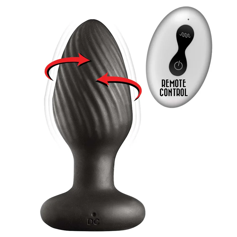 Plug Ass-Sation Remote Vibrating & Rotating Anal Plug - Image 2