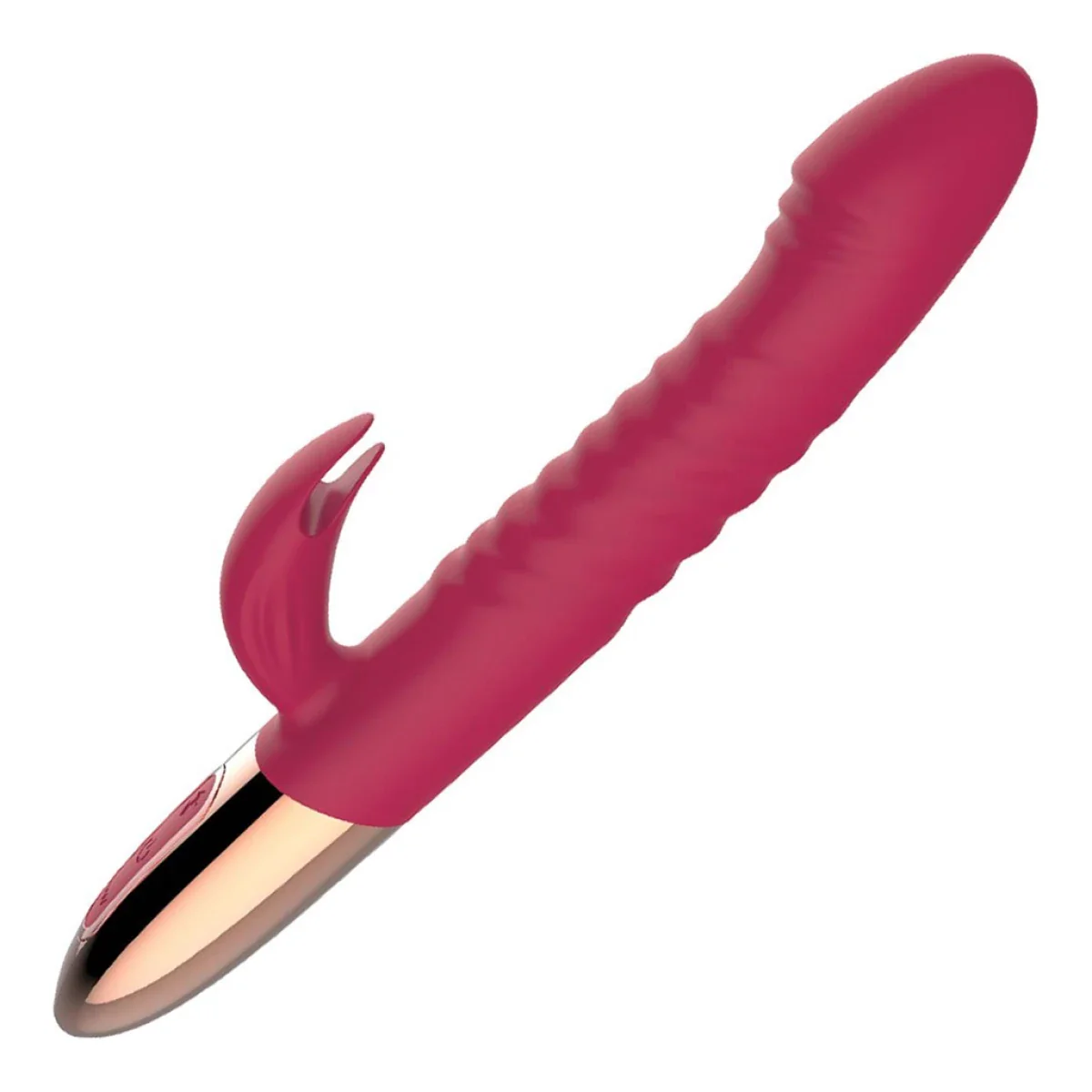 Vibrador Goddess Thrusting Delight-Red