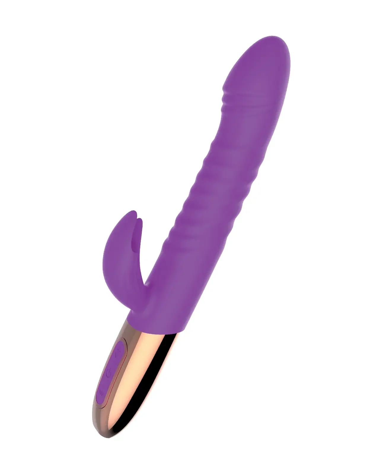 Vibrador Goddess Thrusting Delight-Purple