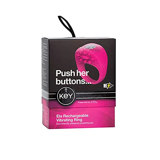 Anillo Key Ela Rechargeable Vibrating Ring - Pink - Image 2