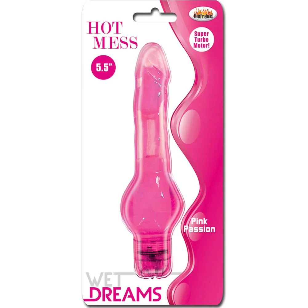 Dildo Wet Dreams Hott Mess - 14 cm-Magenta - Image 2